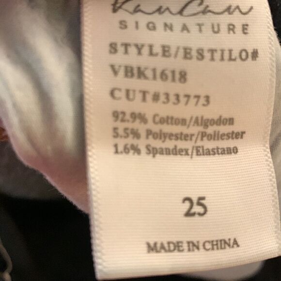 KanCan Size 25 cuffed denim shorts with ultra high waist.  Very stretchy - Picture 12 of 12